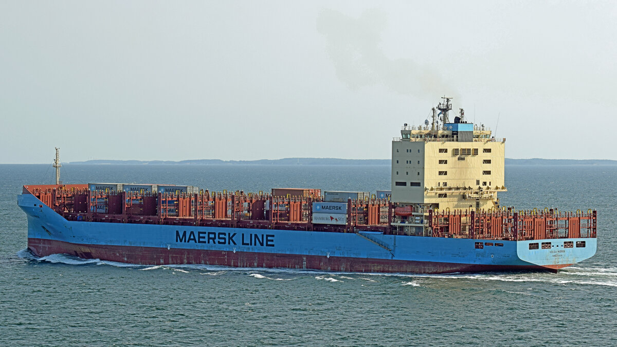 VOLGA MAERSK (IMO 9775749) am 17.7.2021 in der Ostsee