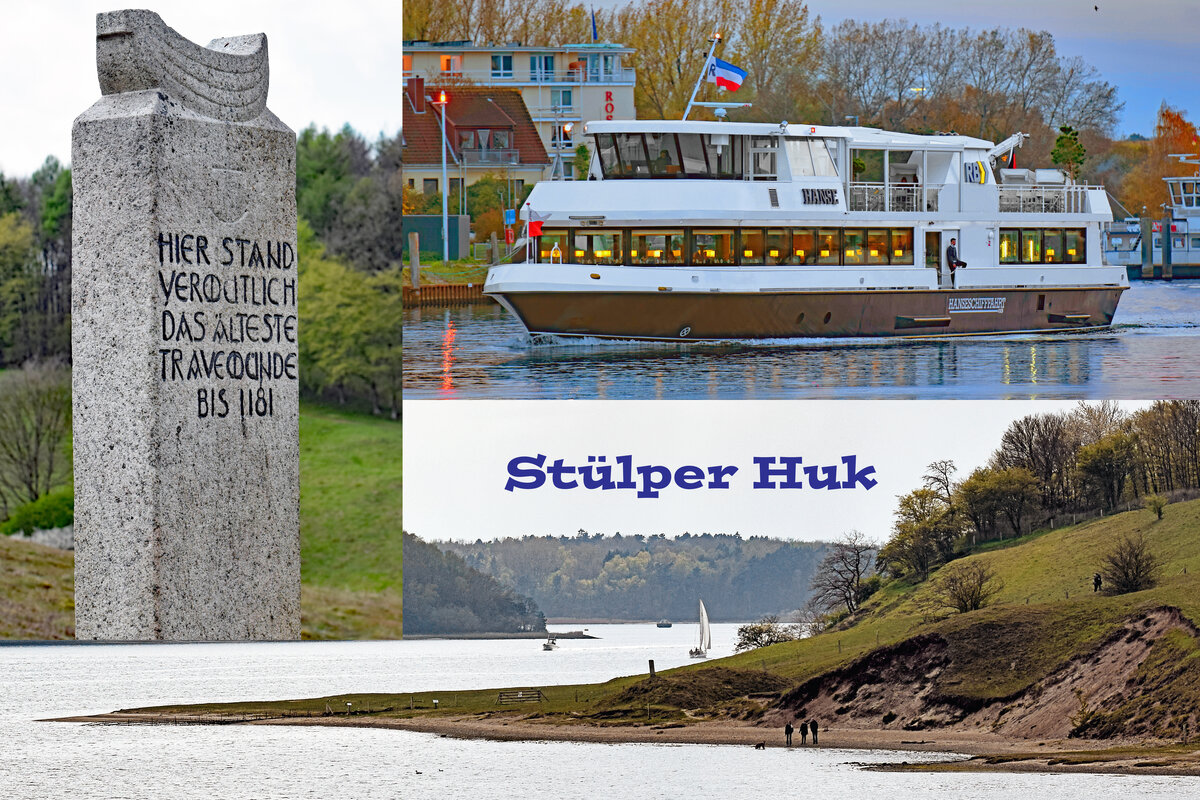 Von Lübeck-Travemünde aus gibt es zurzeit die Möglichkeit, auf dem Fahrgastschiff HANSE eine  charmante Stunde  zu erleben. Es geht entweder in Richtung Stülper Huk, wo  Alt-Travemünde  einst gewesen ist. Oder in die Pötenitzer Wiek, wo u.a. die sogenannte  Seeschwalbeninsel  angesteuert wird. Der Außenanlage der Schleswig-Holsteinischen Seemannsschule kommt man ebenfalls sehr nah und erhält zudem vom Kapitän viele weitere Informationen zum Fahrtgebiet. Dazu zählt auch der Skandinavienkai, wo oftmals  große Pötte  liegen und zu bestaunen sind. Ab April 2023 verkehren die Fahrzeuge der Hanseschifffahrt dann auch wieder zwischen Lübeck und Lübeck-Travemünde. Ein wunderbares Erlebnis von rund 90 Minuten Dauer.
Im Bild ist MS HANSE zu sehen (Aufnahme vom 06.11.2022)