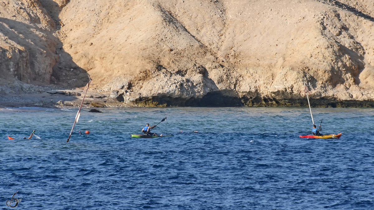 Wassersport auf dem Roten Meer. (Scharm El-Scheich, Dezember 2018)