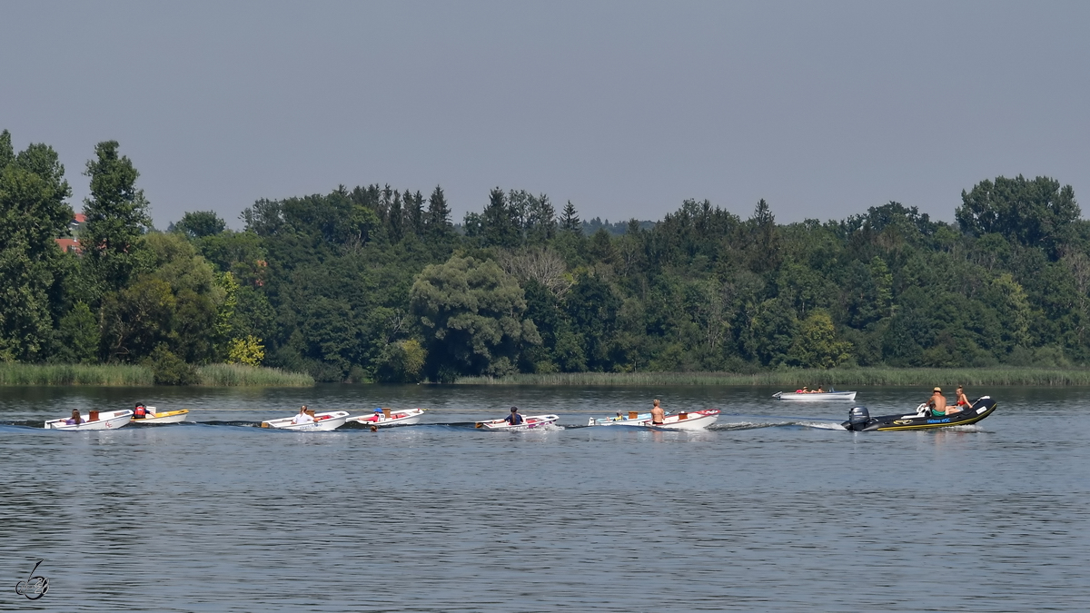 Wassersport auf dem Waginger See. (August 2020)