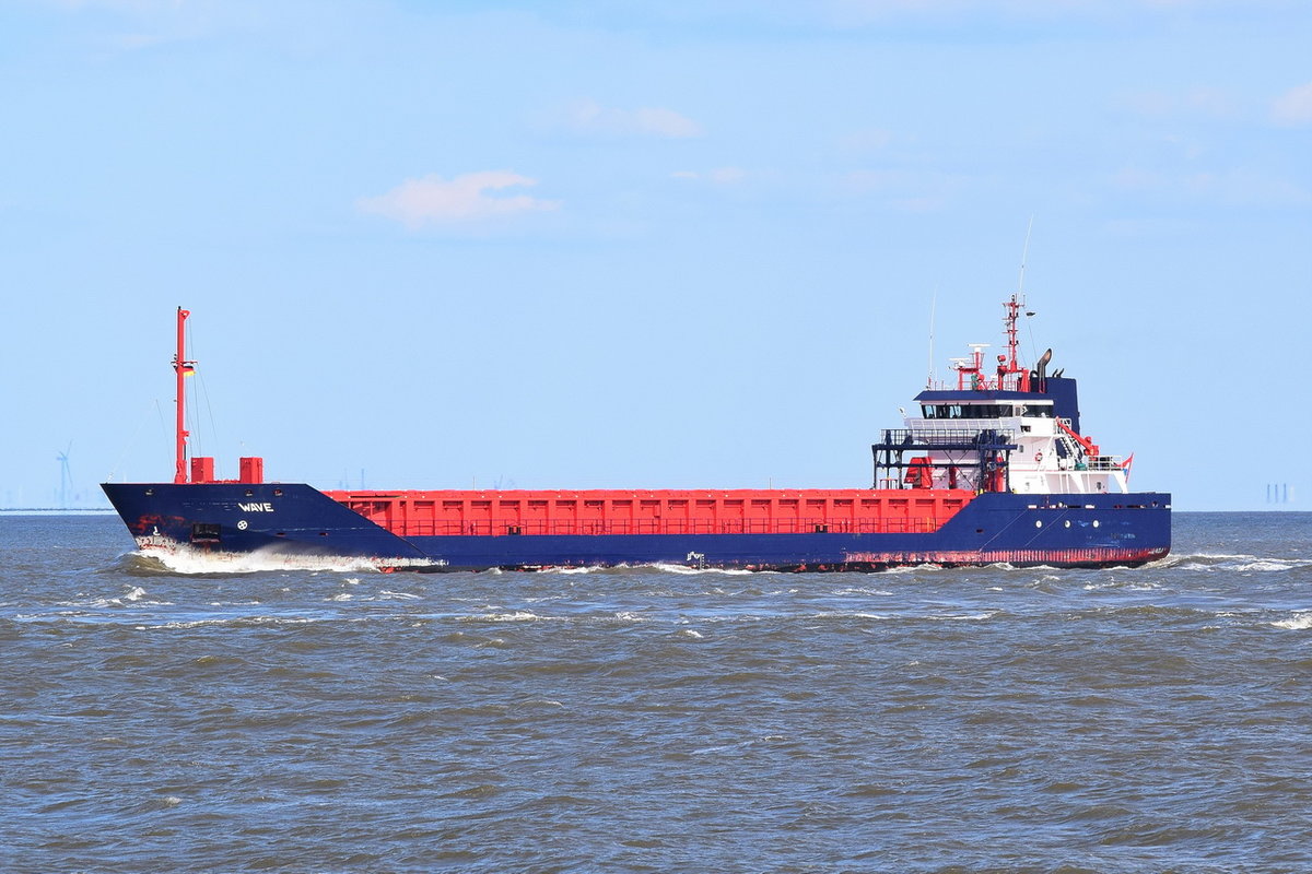 Wave , General Cargo , IMO  9313785 , Baujahr 2004 , 89.78 × 14m , 14.05.2019 , Cuxhaven