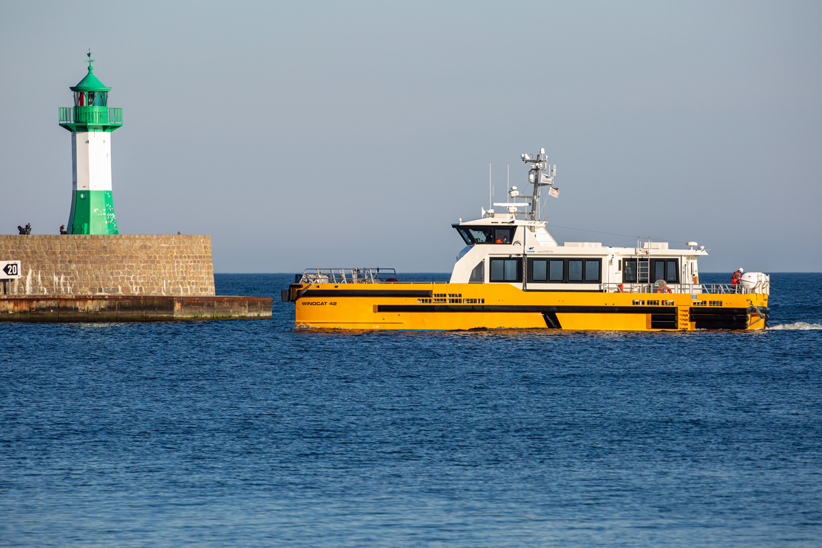 
WINDCAT 42 am Molenfeuer in Sassnitz. - 08.03.2022
