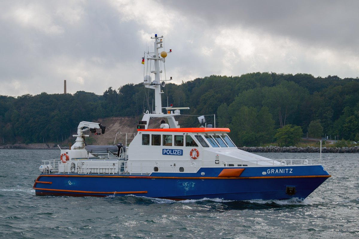 WSP GRANITZ einlaufend in den Hafen von Sassnitz. - 06.07.2019