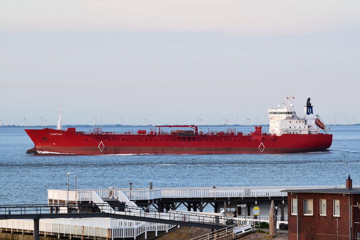 XANTHIA , Tanker, IMO 9246152 , Baujahr 2003 , 147.3 x 22.44 m , 02.06.2020 , Cuxhaven