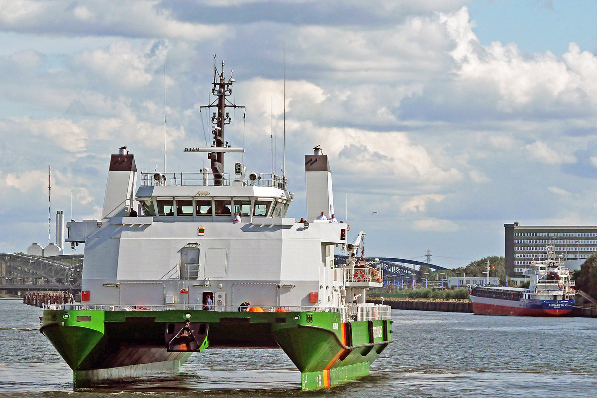 Zollboot HELGOLAND in Hamburg am 02.09.2017