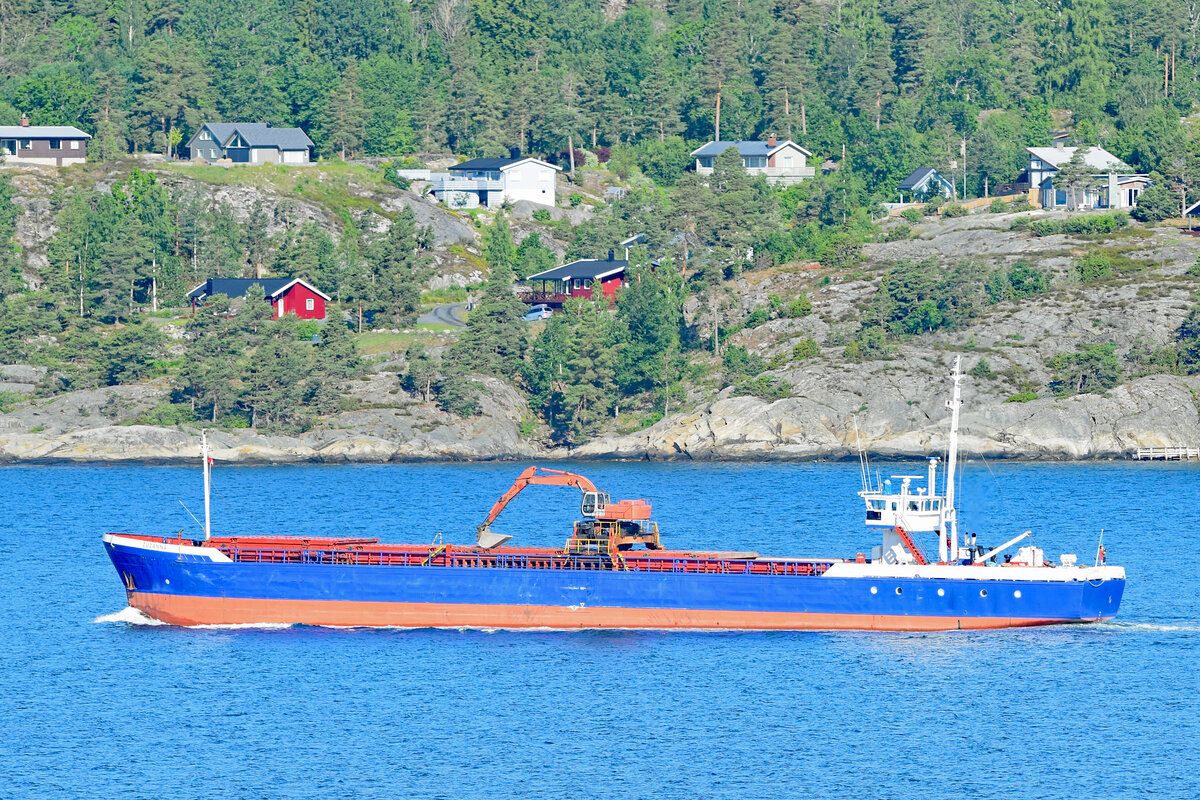 ZUZANNA (IMO 8203555) am 14.06.2022 im Oslofjord