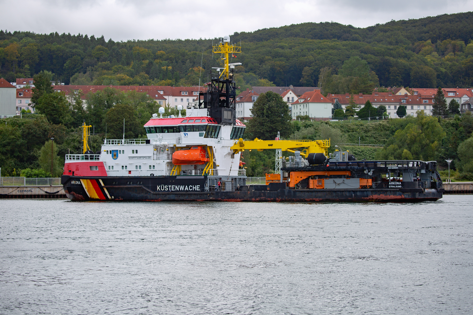 ARKONA (IMO 9285811) der Küstenwache im Sassnitzer Hafen. - 13.09.2023
