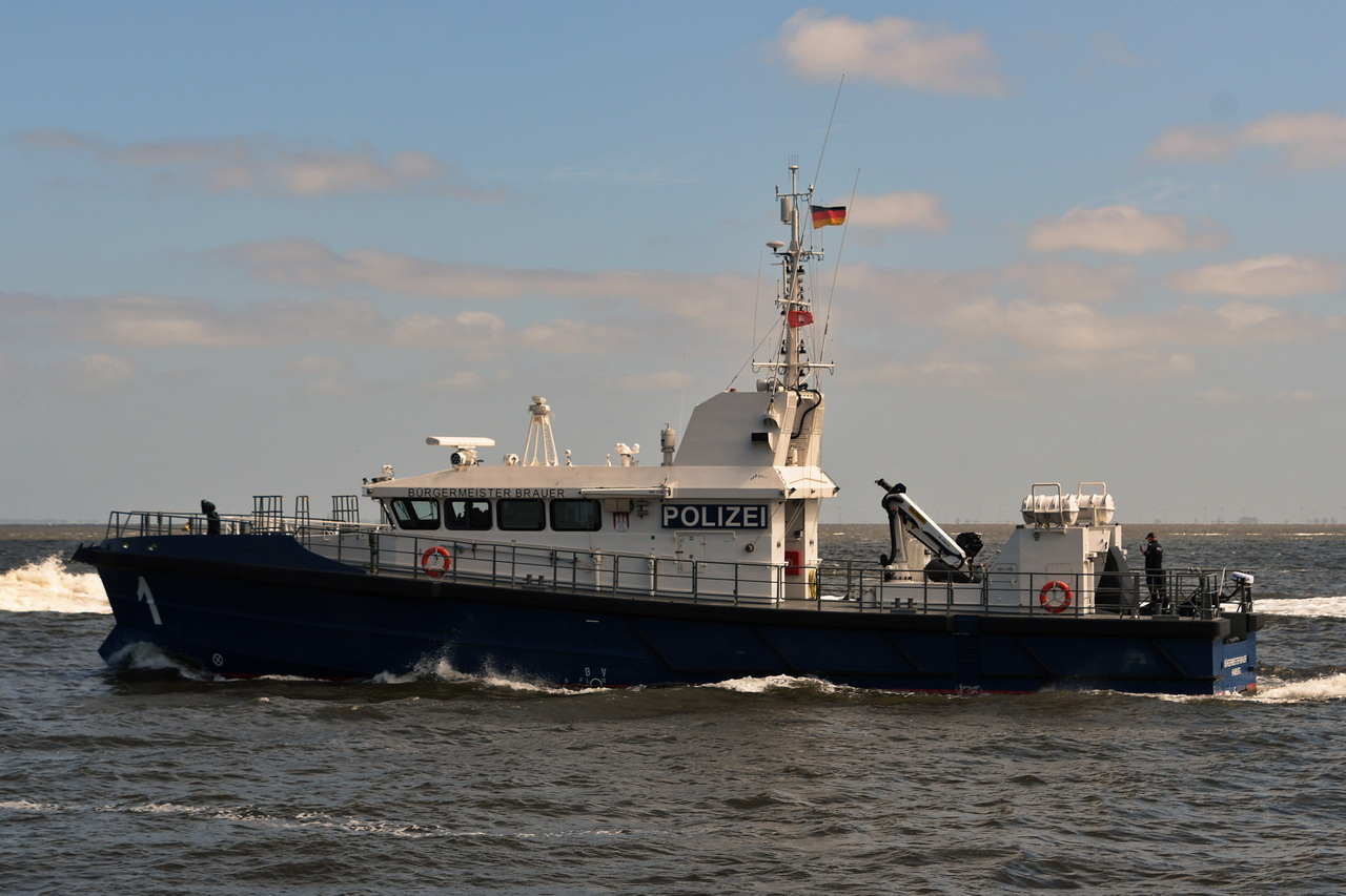 B�RGERMEISTER BRAUER WS 1 , Polizeiboot , IMO 9984778 , Baujahr 2024 , 29.4 x 7.4 m , Cuxhaven-Alte Liebe