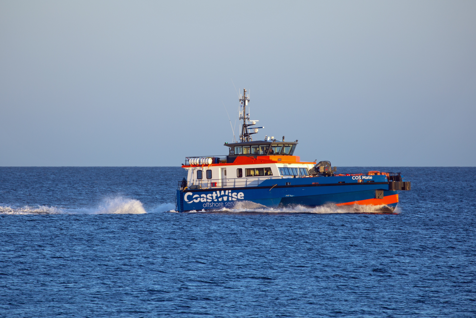 COS Mate vor Rügen auf der Fahrt nach Mukran. - 19.02.2023
