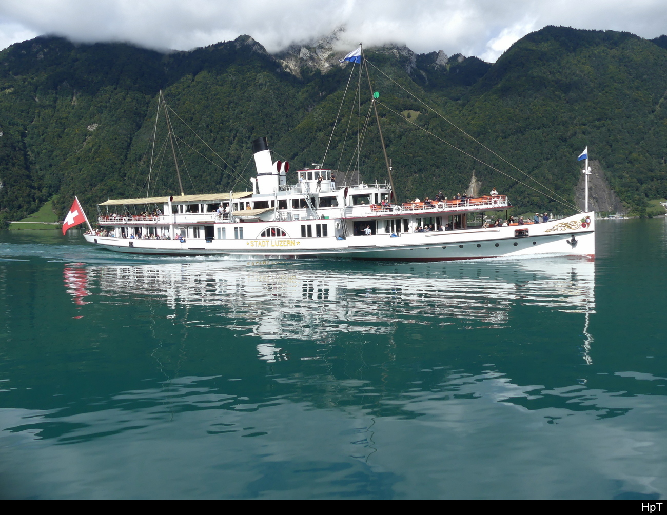 DS  STADT LUZERN unterwegs auf dem Vierwaldstättersee am 19.09.2023