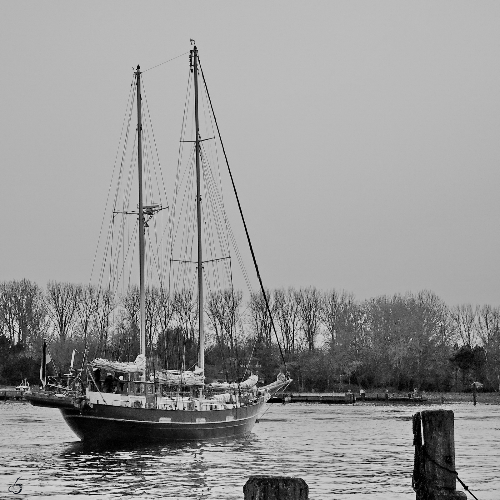 Ende März 2024 war die Segelyacht SAFIER in Travemünde zu sehen.