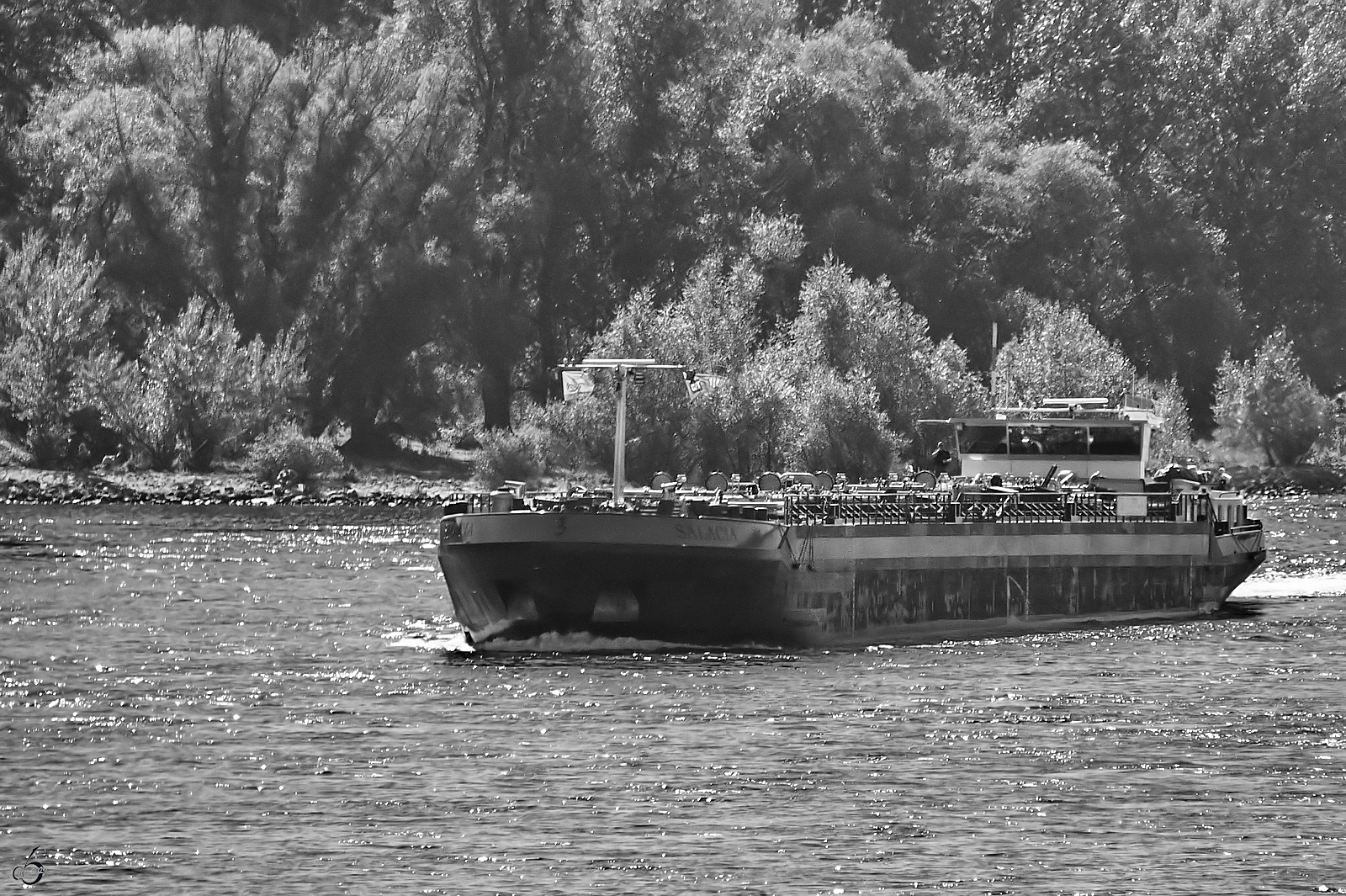 Ende September 2025 habe ich auf dem Rhein bei Duisburg das Tankmotorschiff SALACIA (ENI: 02338795) ablichten können.