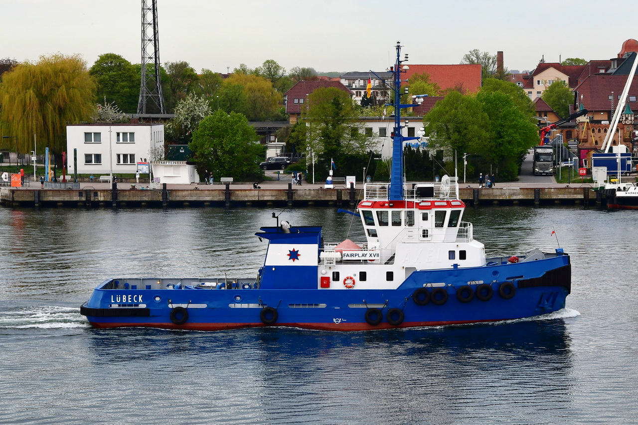 FAIRPLAY  XVII , Schlepper , IMO 8918590 , Baujahr 1990 , 29 x 10 m , Rostock-Warnem�nde