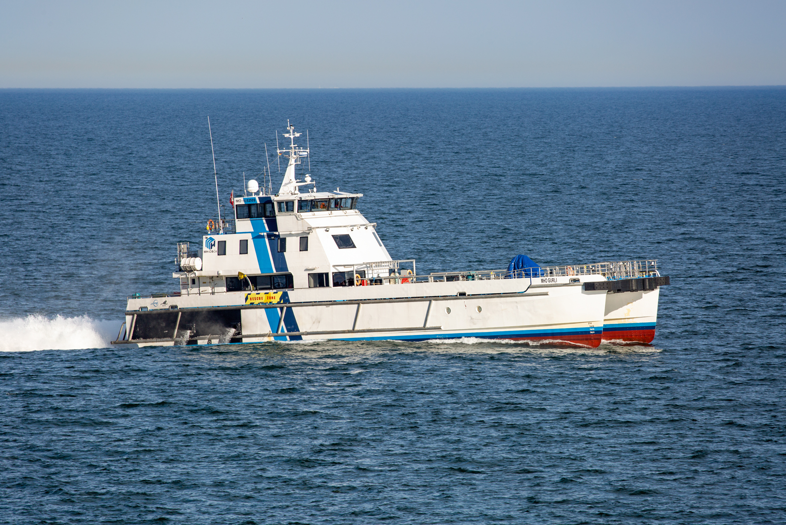 MHO GURLI (IMO 9852509) vor Sassnitz. - 13.04.2023