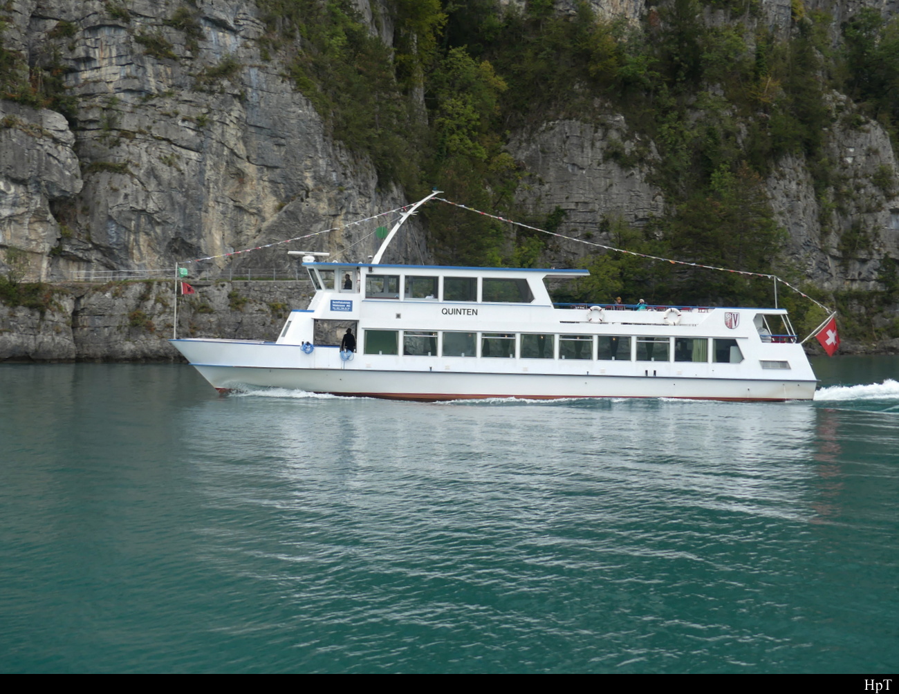 MS QUINTEN unterwegs auf dem Walensee am 24.09.2022