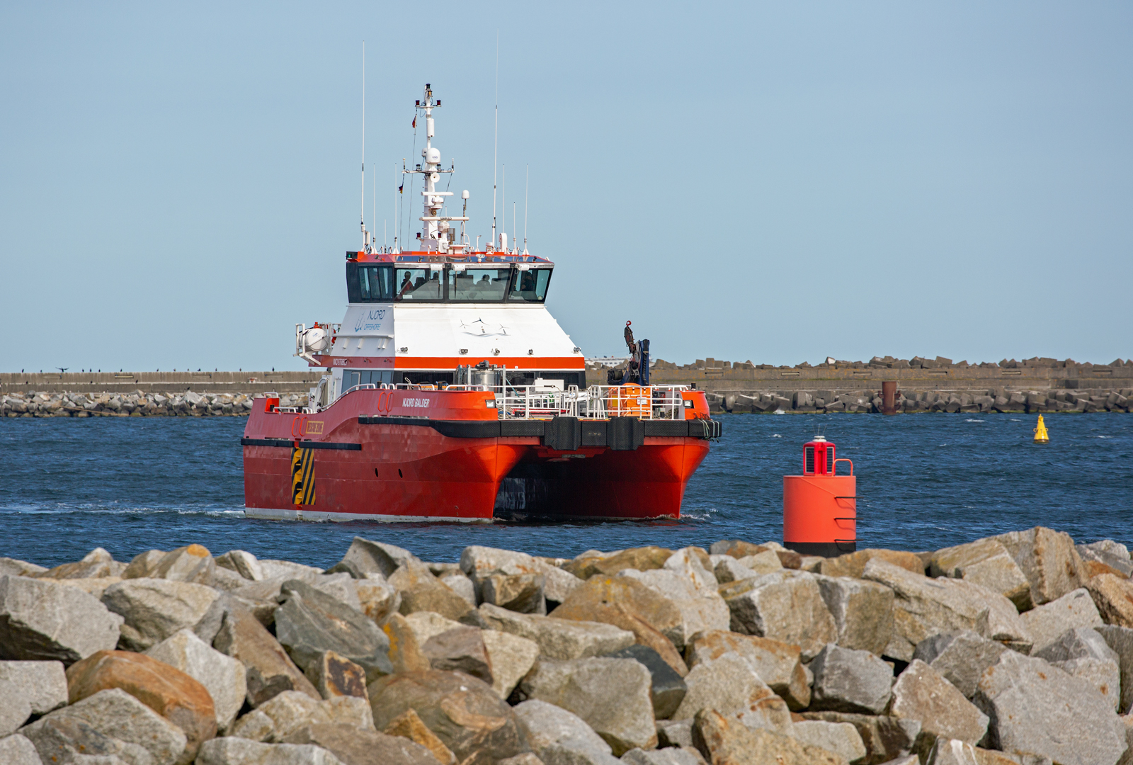 NJORD BALDER im Mukraner Hafen. - 31.05.2023