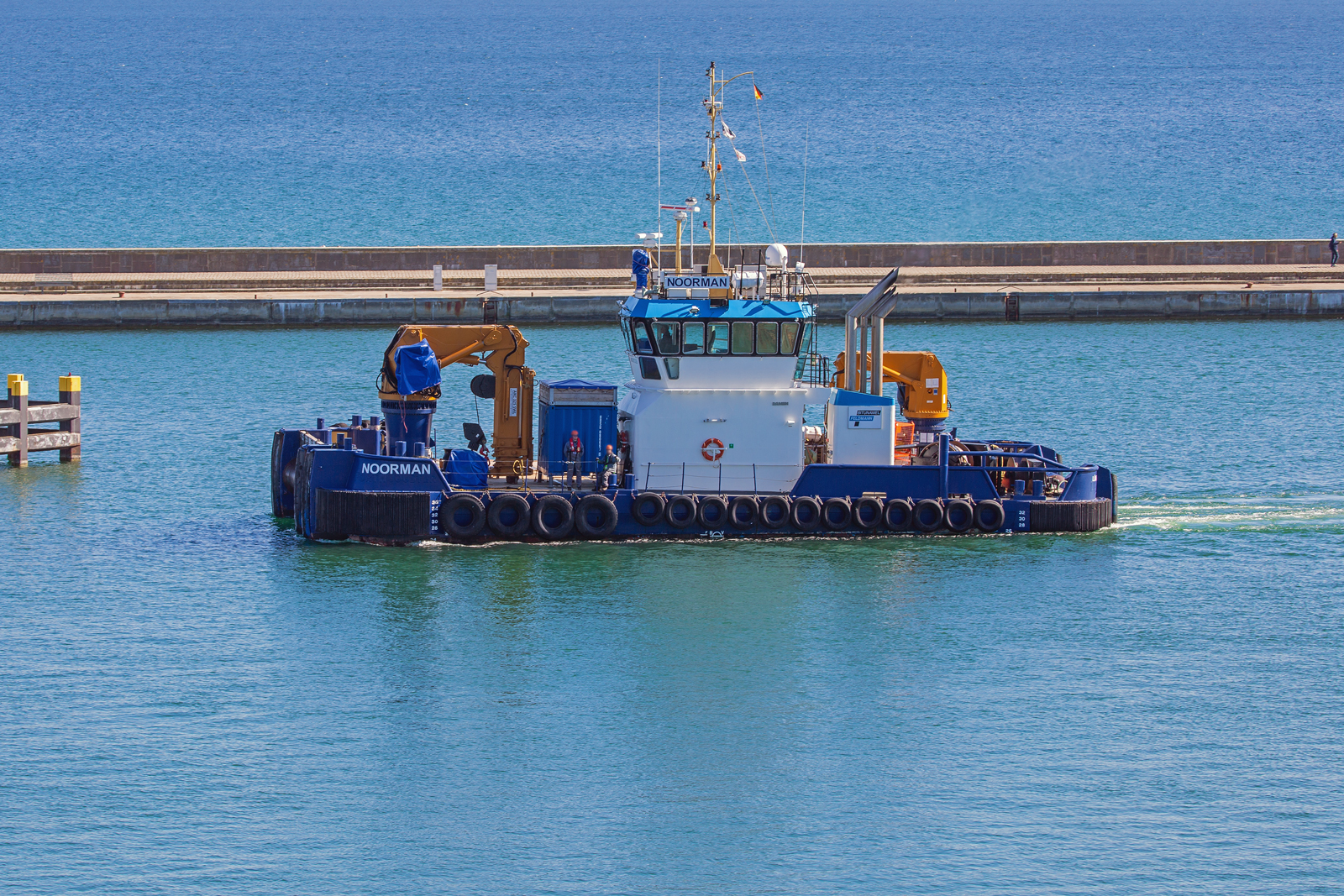 NOORMAN (IMO 9513828) im Sassnitzer Hafen. - 28.04.2026