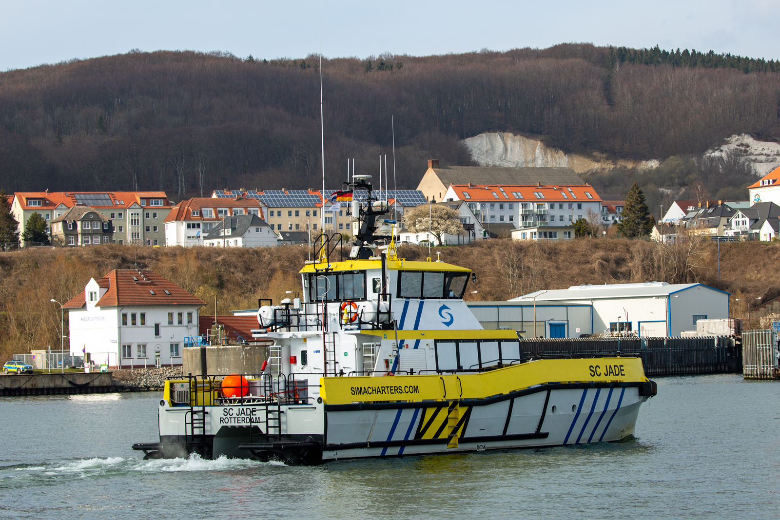 SC JADE im Sassnitzer Hafen. - 13.04.2023