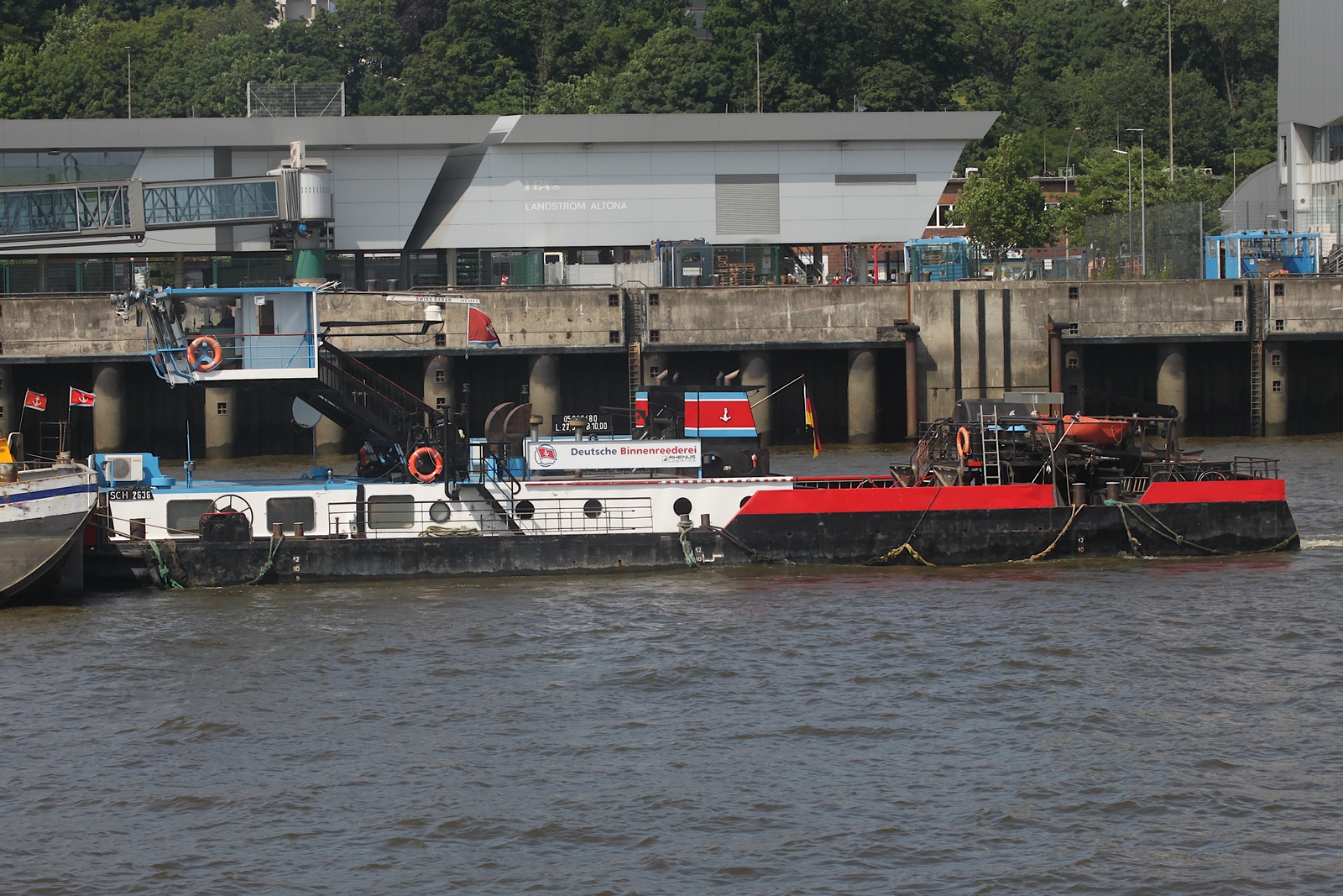 Schuber  SCH 2636 (ENI 05606480); Eigner/Betreiber: Deutsche Binnenreederei; Datum: 17.06.2025; Aufnahmeort: Elbe/Hafen Hamburg, Deutschland.