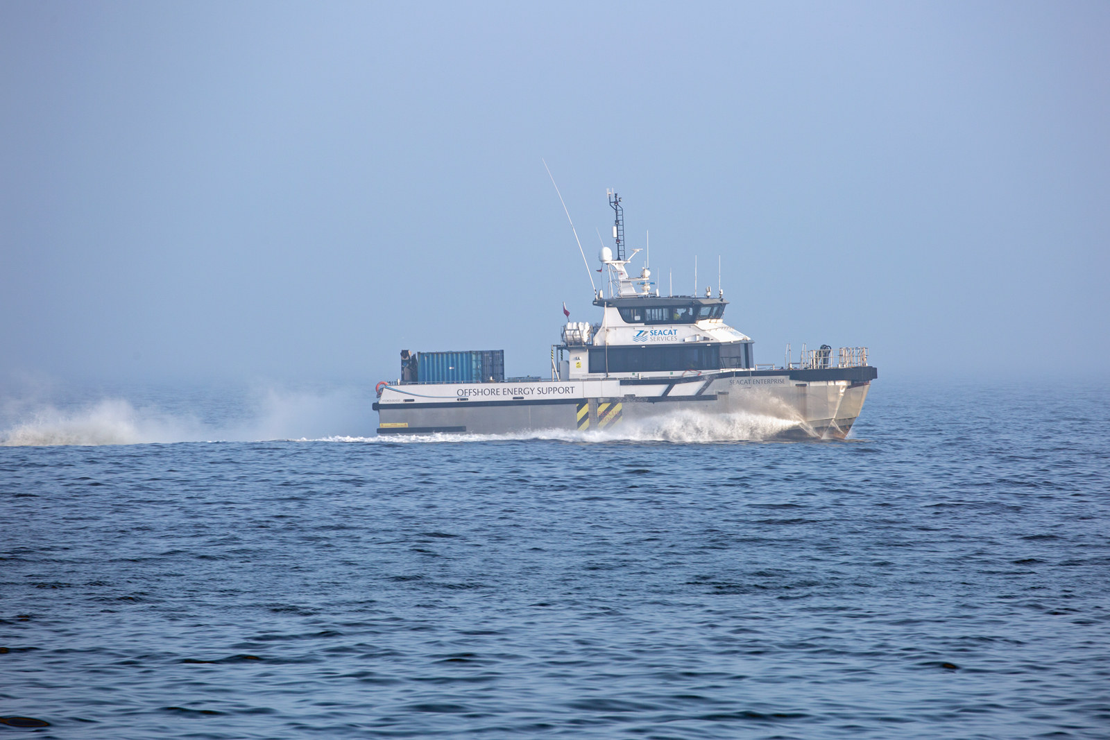 SEACAT ENTERPRISE (IMO 9824320) im Seenebel vor Sassnitz. - 13.03.2024
