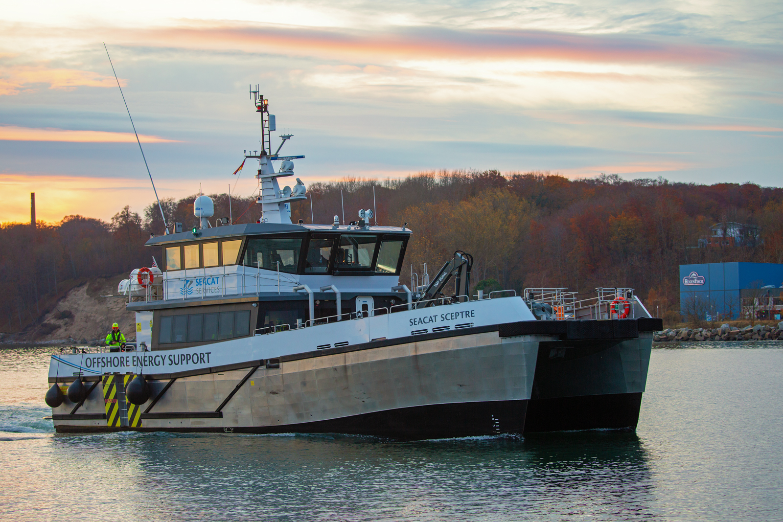 SEACAT SCEPTRE (IMO 9964364) im Sassnitzer Hafen. - 12.11.2023
