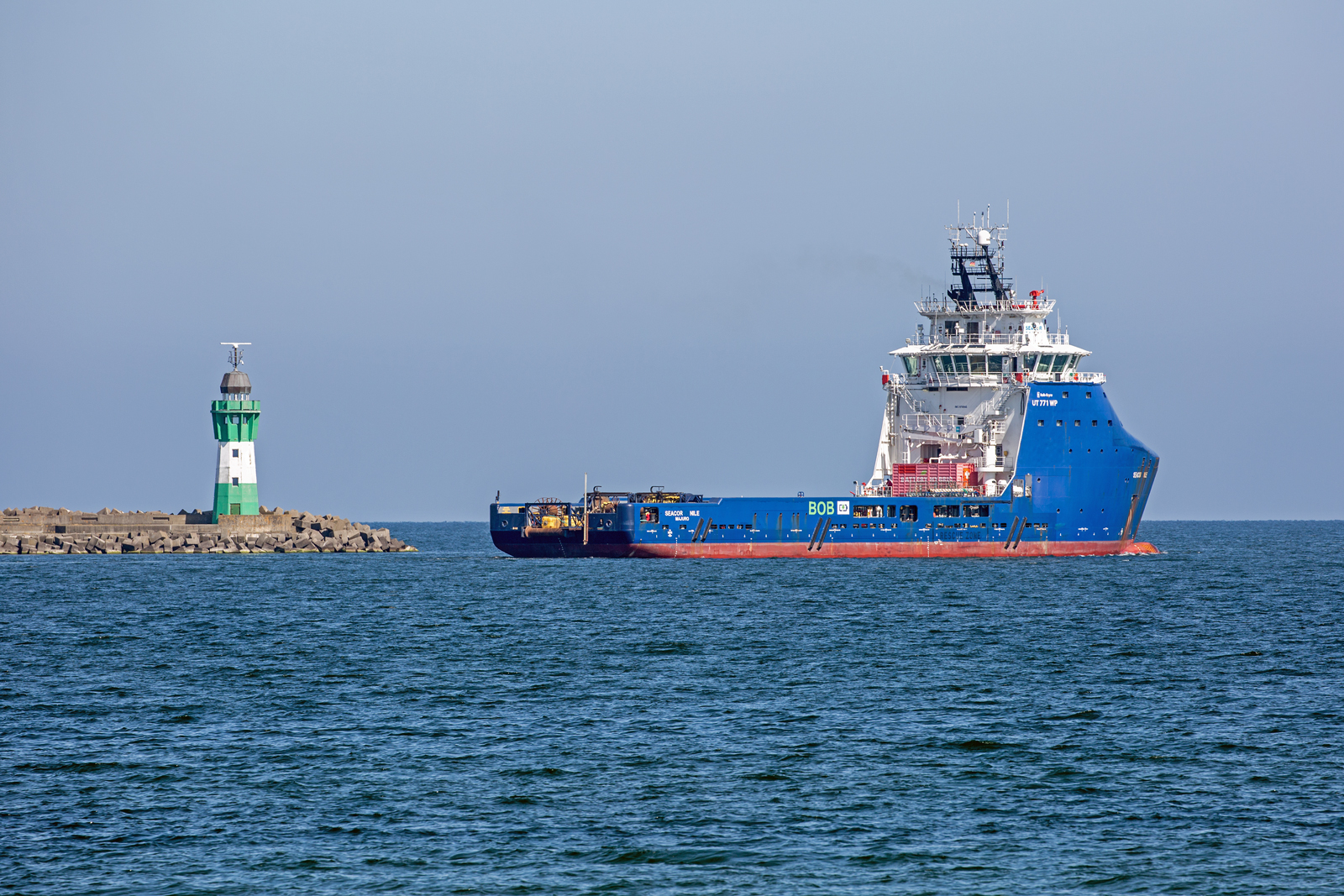 SEACOR NILE (IMO 9710945) am Mukraner Leuchtturm. - 08.06.2023