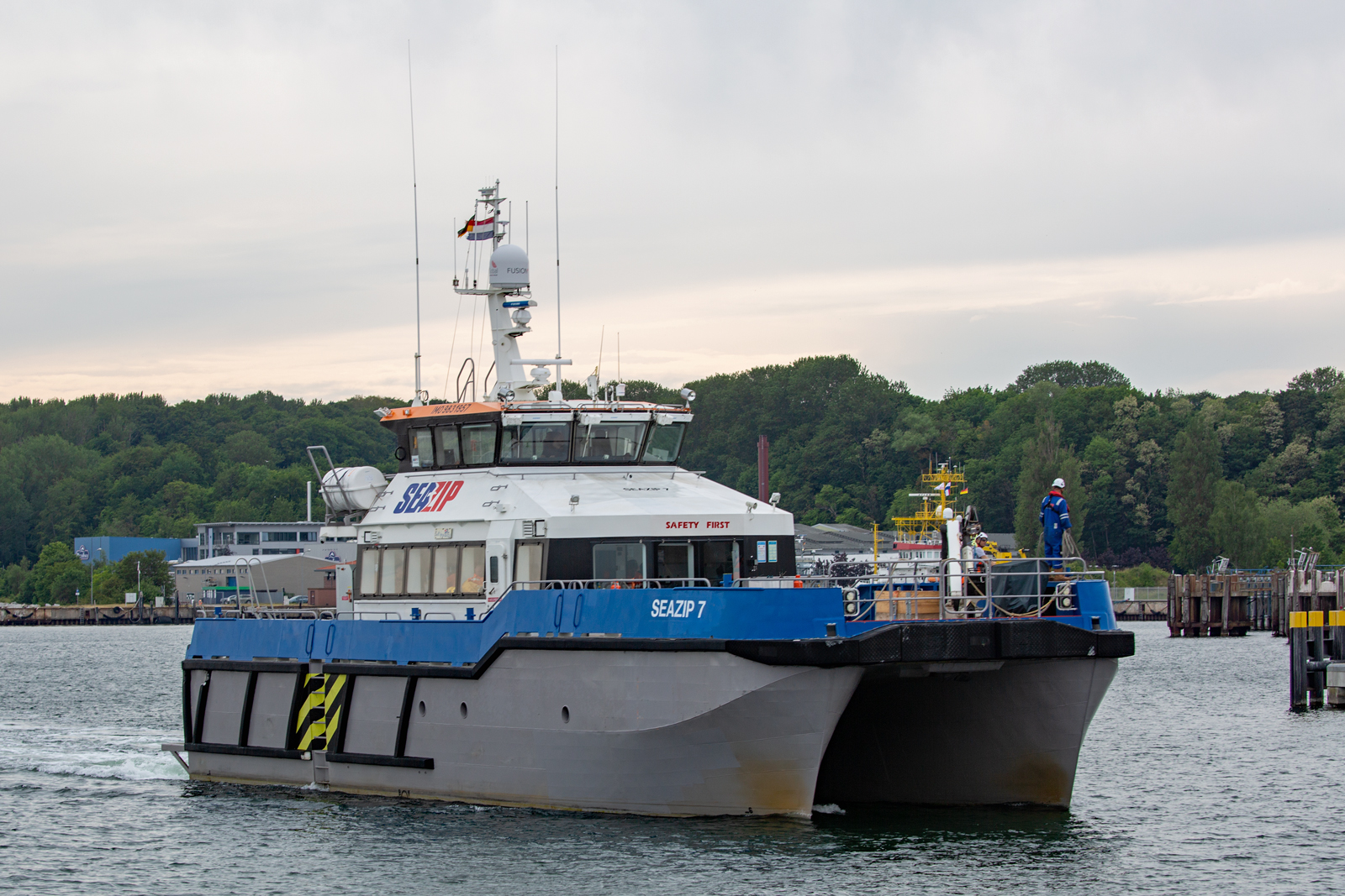 SEAZIP 7 im Sassnitzer Hafen. - 23.06.2023
