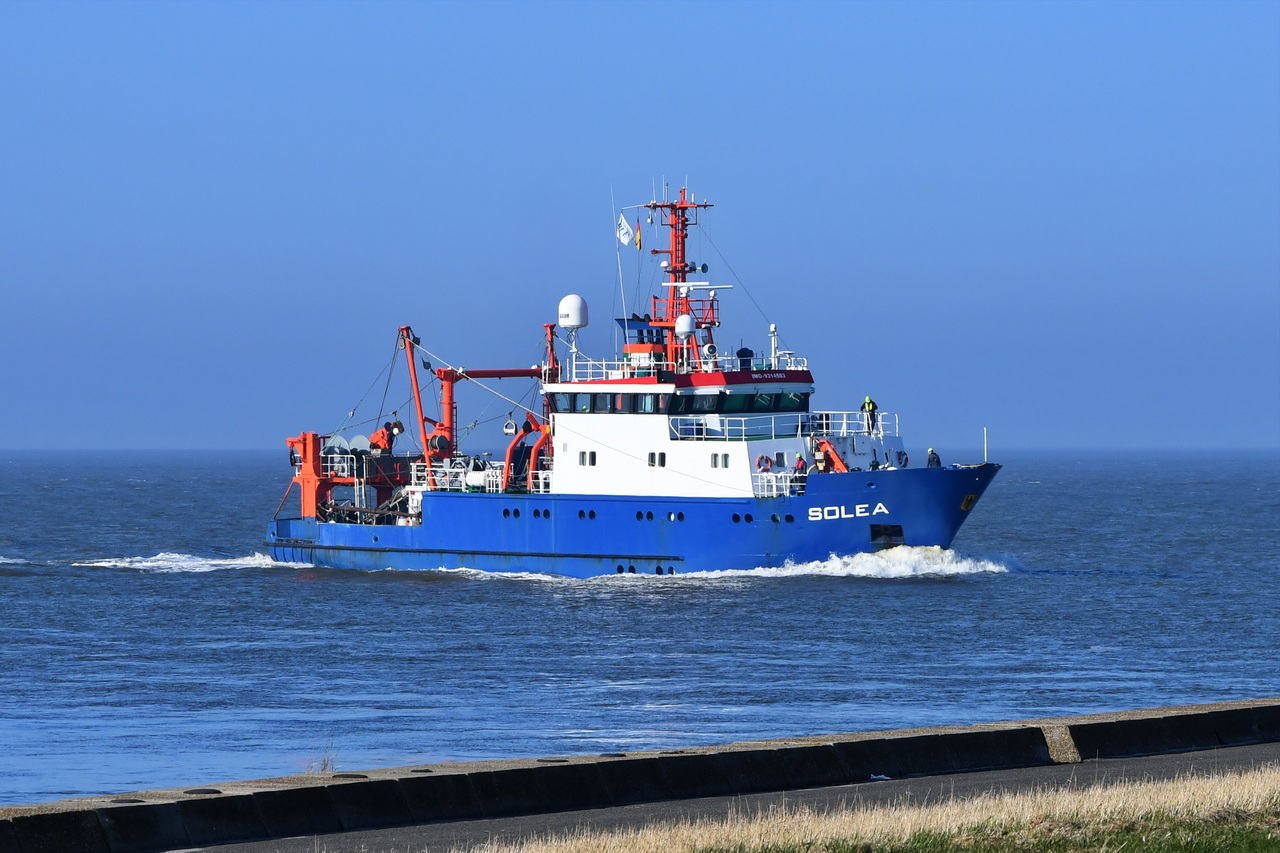 SOLEA , Fischereiforschungsschiff , IMO 9314583 , Baujahr 2004 , 42 x 10 m , 14.04.2026 , Alte Liebe Cuxhaven