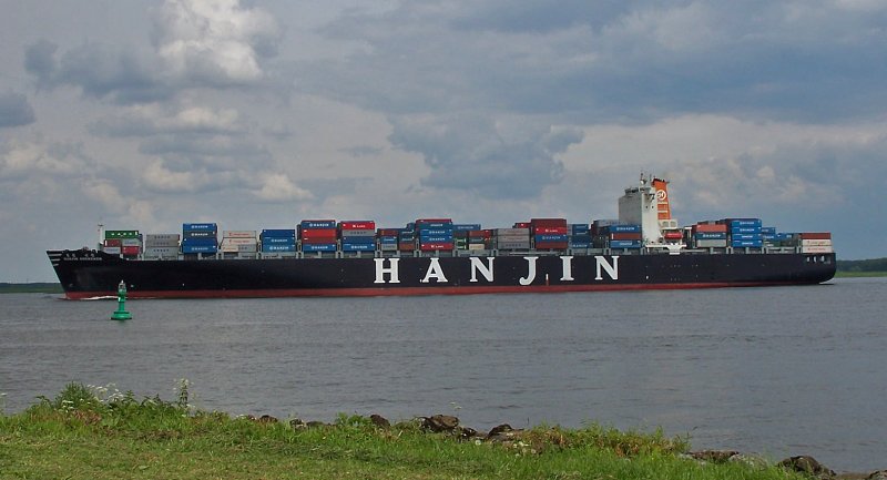   Hanjin Shenzhen  Lnge 304 m. Passiert Lhe  19.05.2009