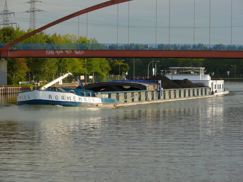  AGAMENNON  am 11.9.2008 auf dem Dortmund-Ems Kanal in Datteln 