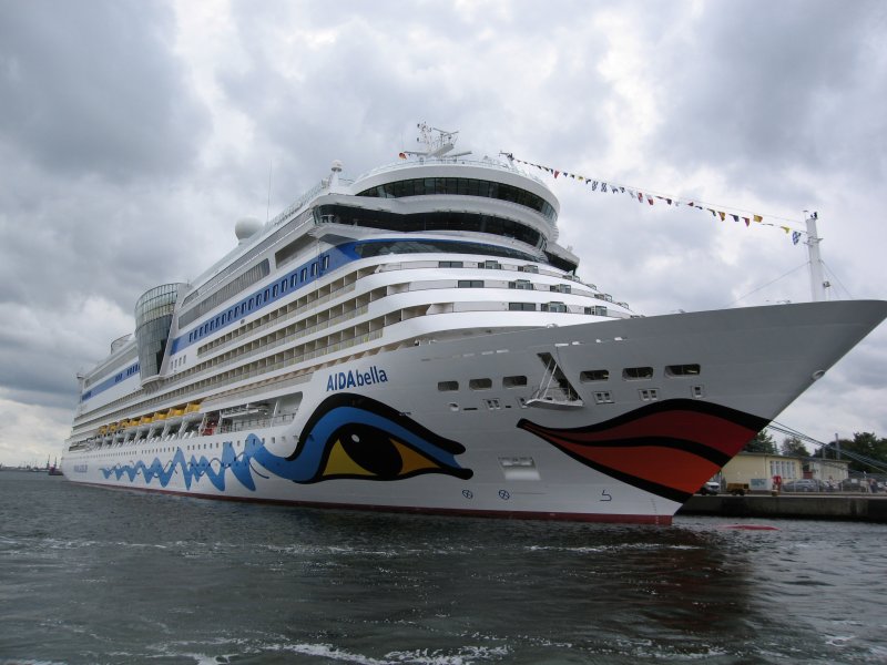 AIDA Bella  6.9.08 in Warnemnde