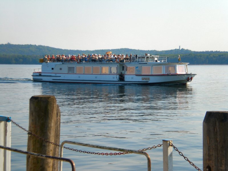 Ausflugsschiff SPREE auf dem Mggelsee, April 2007