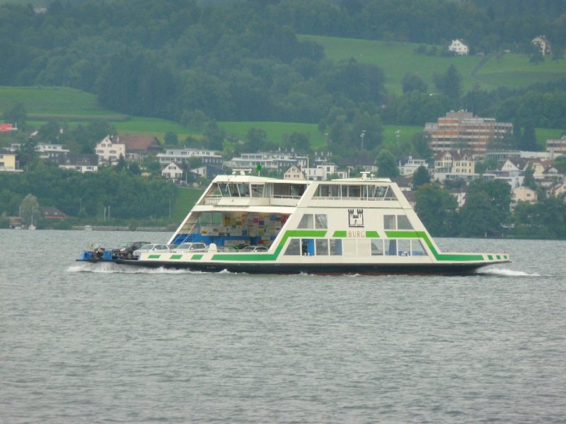 Autofhre MS BURG unterwegs auf dem Zrchersee am 15.09.2008