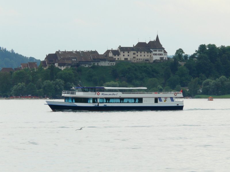 Bielersee - MS ROMANDIE I unterwegs auf dem Bielersee vor Erlach am 04.07.2009