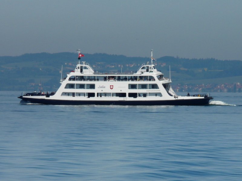 Bodensee - Autofhre MS ROMANSHORN unterwegs auf dem Bodensee am 17.05.2009