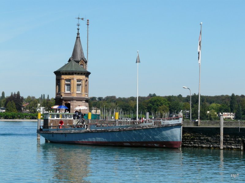 Bodensee - Frachtschiff MVE im Hafen von Konstanz am 31.08.2009