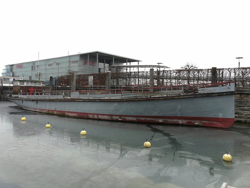 Bodensee - MS Mve im Hafen von Konstanz am 20.02.2009