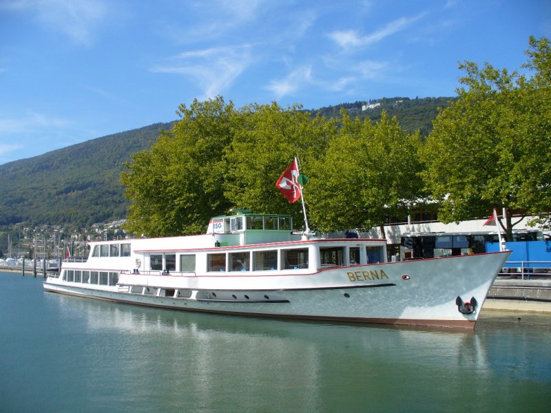 BSG - MS BERNA im BSG Hafen von Biel / Bienne am 12.09.2007