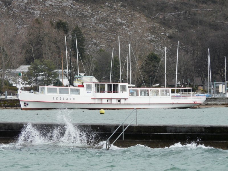 BSG - MS Seeland im BSB Hafen von Biel - Bienne am 02.03.2008