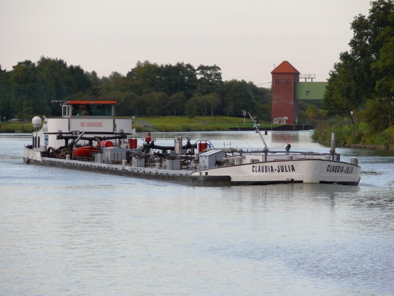  CLAUDIA-JULIA  am 11.9.2008 auf dem Dortmund-Ems Kanal in Datteln 