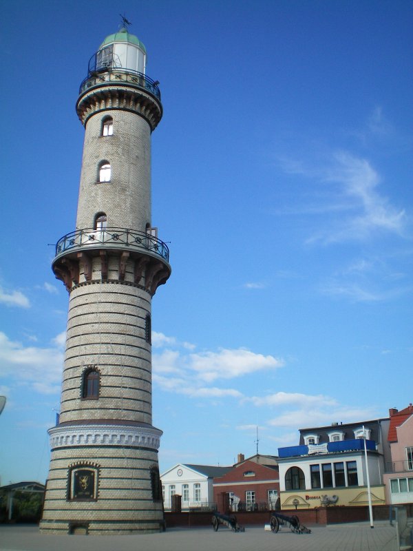 Der Leuchtturm in Warnemnde.12.06.2008