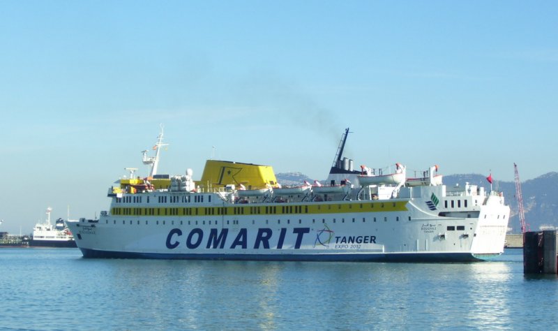 Die  Boughaz  der Comarit im Hafen von Algeciras; 05.12.2007