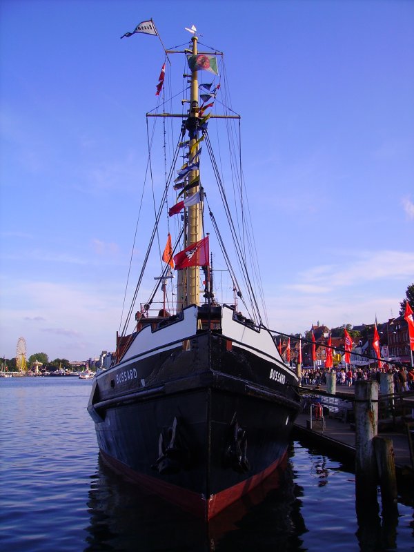 Die Bussard im flensburger Hafen. 14.07.07