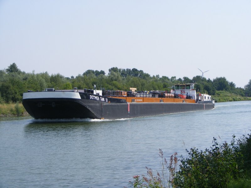 die Dettmer Tank 53 auf dem Mittellandkanal am 26.07.08