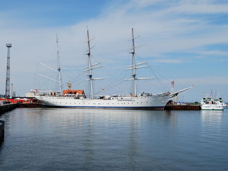 Die Gorch Fock in Stralsund, 06.07.08