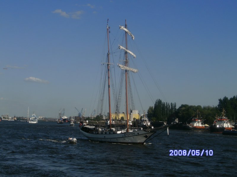 Die J.R. Tolkien beim Hamburger Hafengeburtstag 2008 an den Landungsbrcken 