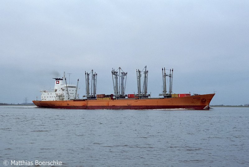 Die Mangan aufgenommen in den 90er Jahren bei Grnendeich auf der Elbe.