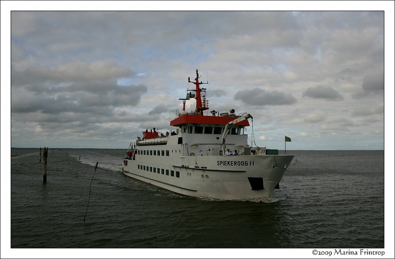 Die Spiekeroog II (IMO 8024143) - Fhrverbindung zwischen Spiekeroog und Neuharlingersiel.