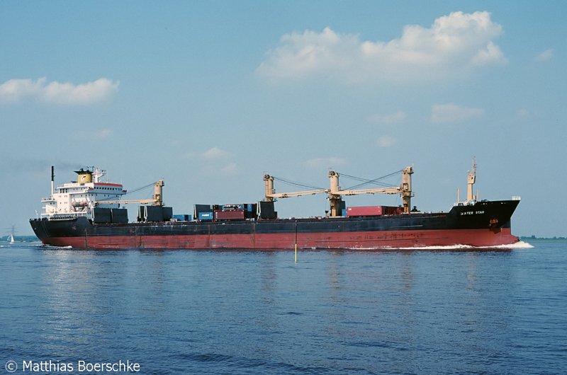 Die Winter Star auf der Elbe in den 90er Jahren.