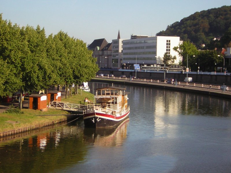 Dieses Schiff habe ich in Saarbrcken auf der Saar gesehen, leider kann ich keine nheren Angaben ber das Schiff machen.